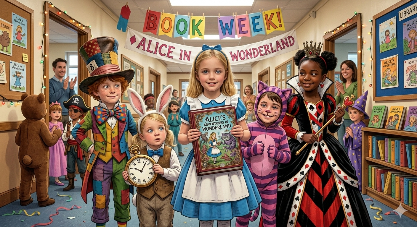 Alice in Wonderland Book Week Costumes